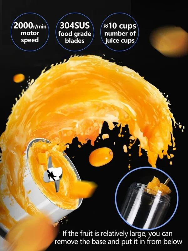 Portable Fresh Juicer Blender - Image 3