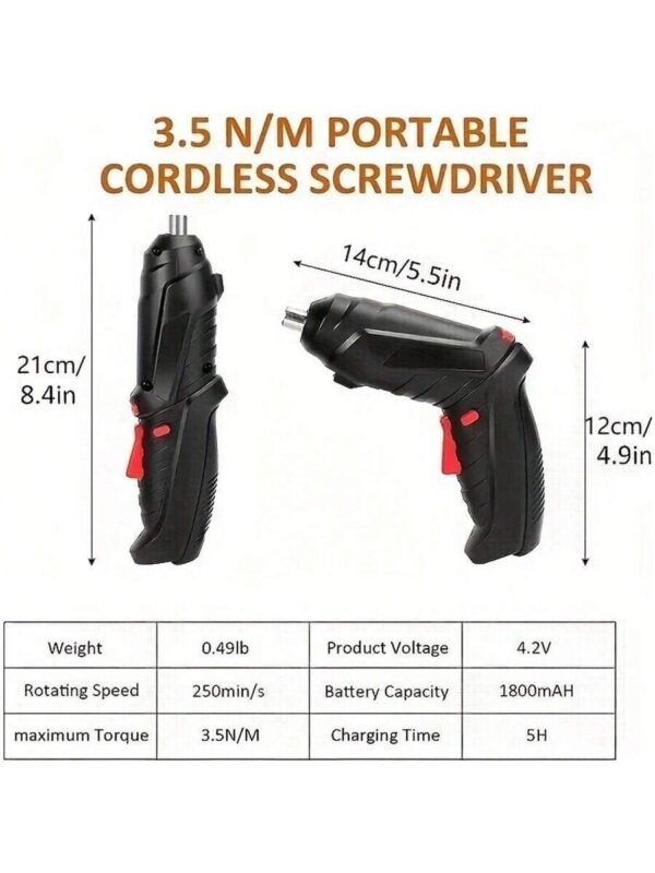 Electric Screwdriver – 47-in-1 Multi-Function Tool for Easy Repairs - Image 4