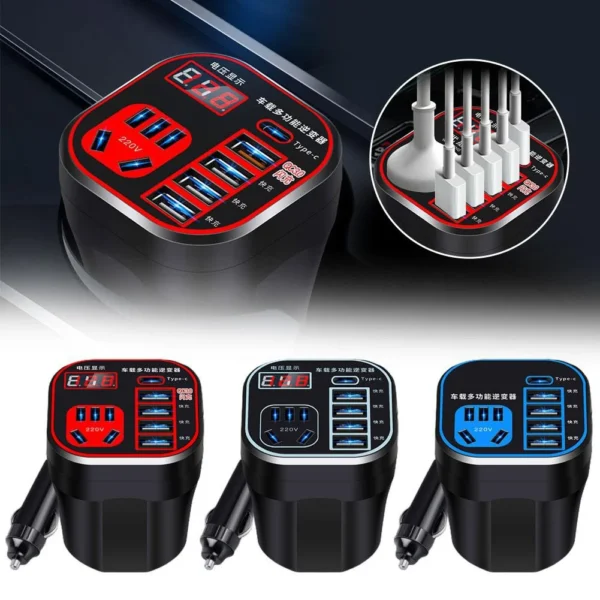 Car Power Inverter – Efficient, Safe, and Fast Charging Solution - Image 2