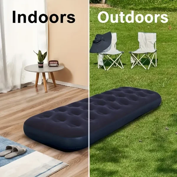 Single Flocked inflatable mattress - Image 5