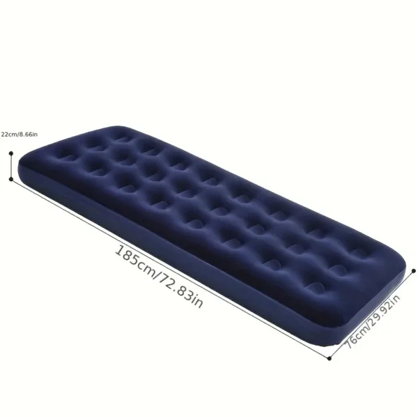 Single Flocked inflatable mattress - Image 4