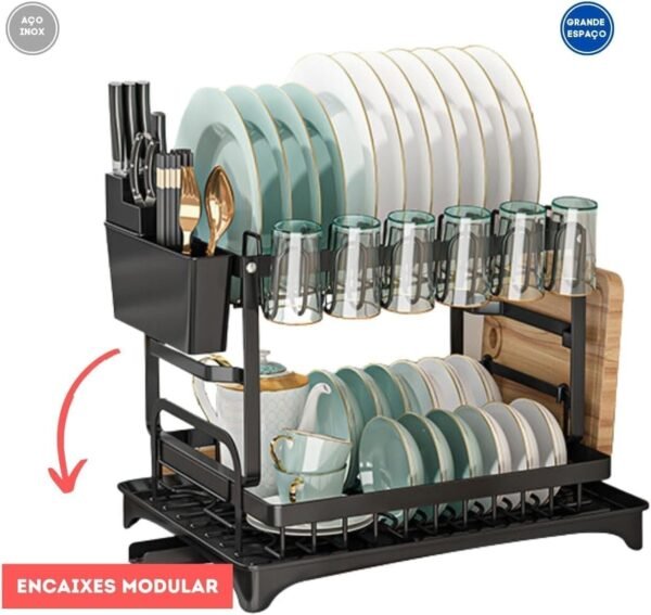 Two Tier Dish Drying Rack for Your Kitchen! - Image 6