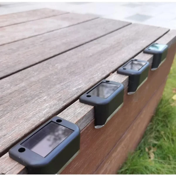 LED Solar Lamp Path Staircase Outdoor Waterproof Wall Light - Image 4