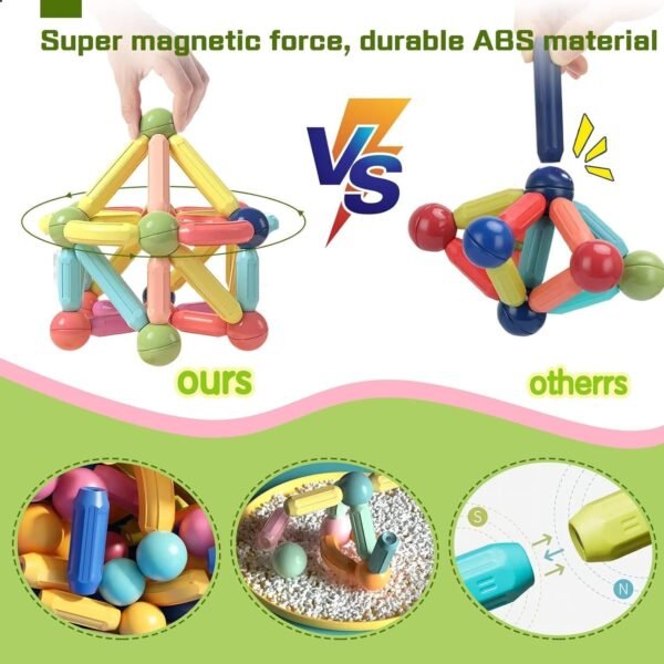 Magnetic Building Kits for Kids - Create, Learn, and Have Fun Together! - Image 3