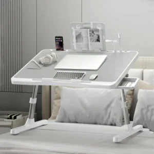 Laptop Desk for Bed, Adjustable Bed Table with USB Charge Port