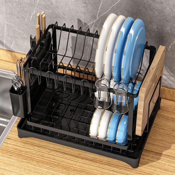 Two Tier Dish Drying Rack for Your Kitchen! - Image 2