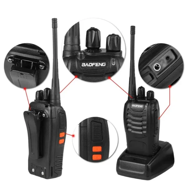 Walkie Talkie Ham Portable Two Way Radio - Image 4