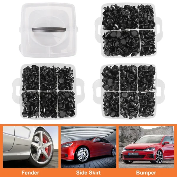 Mixed shape plastic screws for car repair - Image 5