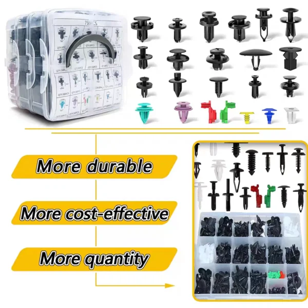 Mixed shape plastic screws for car repair - Image 3