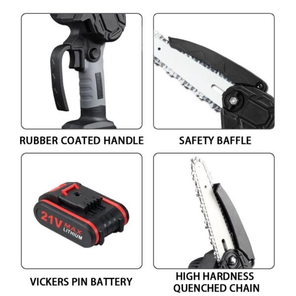 500W Portable Electric Saw 21V Mwanga nguvu na tayari kwa changamoto yoyote - Image 5