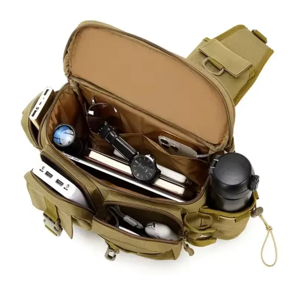 Men’s multi-pocket backpack - Image 5