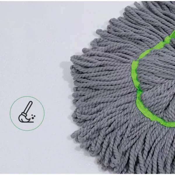 2 in 1 dehydrator mop, self Wringing mop,Twist mop, 360 Degree Spin Round mop - Image 2