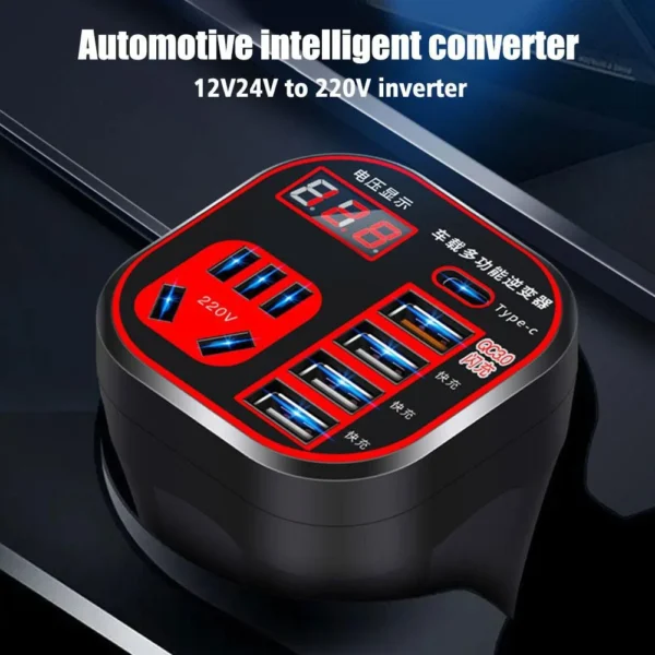 Car Power Inverter – Efficient, Safe, and Fast Charging Solution - Image 3