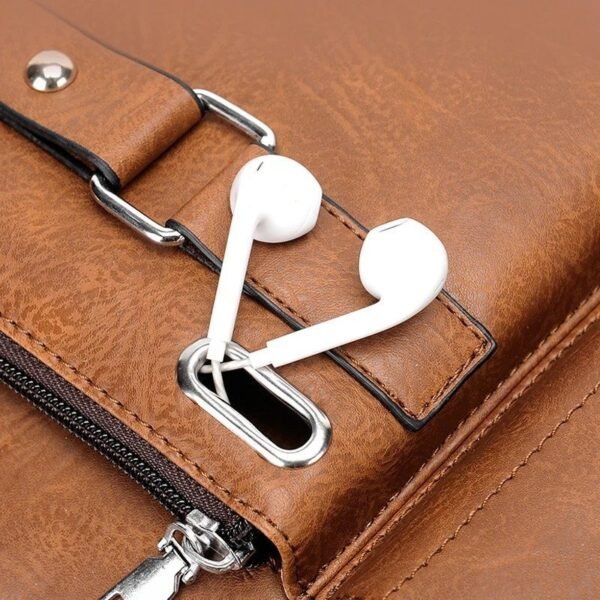 Leather Shoulder Bag - Image 4