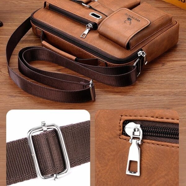 Leather Shoulder Bag - Image 5