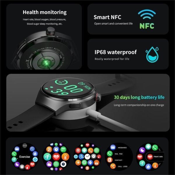 v16 Pro Smart watch 1.53-inch HD - Image 6