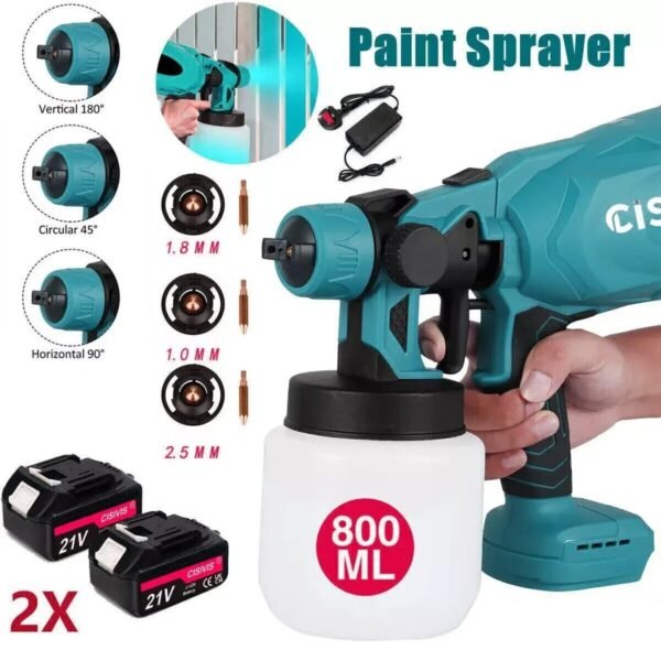 Electric Cordless Paint Sprayer Gun Handheld - Image 5