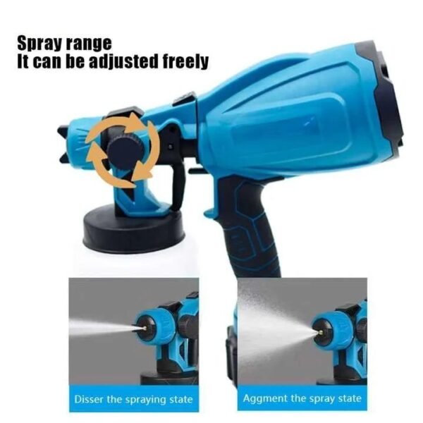 Electric Cordless Paint Sprayer Gun Handheld - Image 3