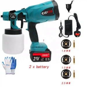 Electric Cordless Paint Sprayer Gun Handheld